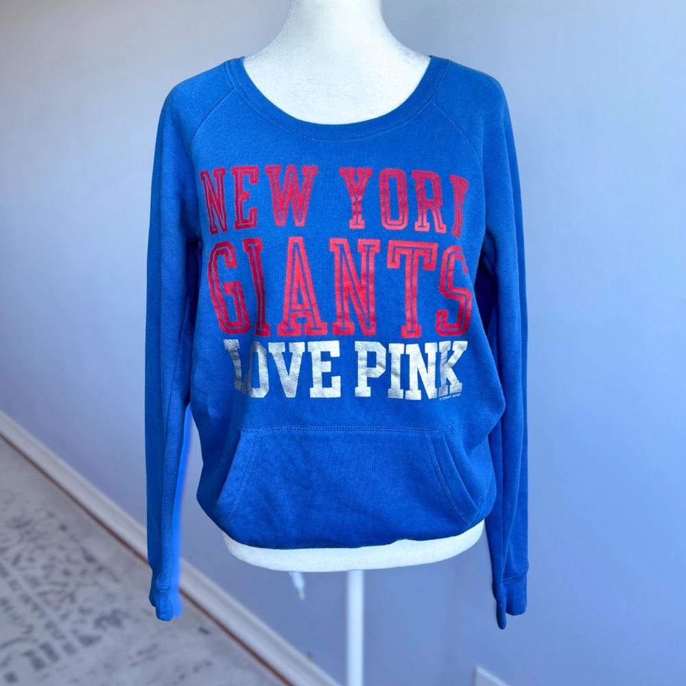 Y2K Vintage Victoria's Secret PINK New York Giants crewneck